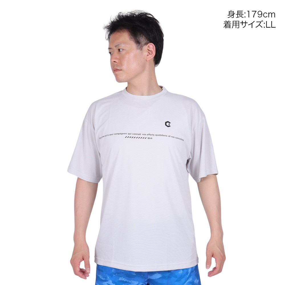 ジローム（GIRAUDM）（メンズ）VIATEX DRY メッシュ Tシャツ CT4S0020-TR863-GRES GRY