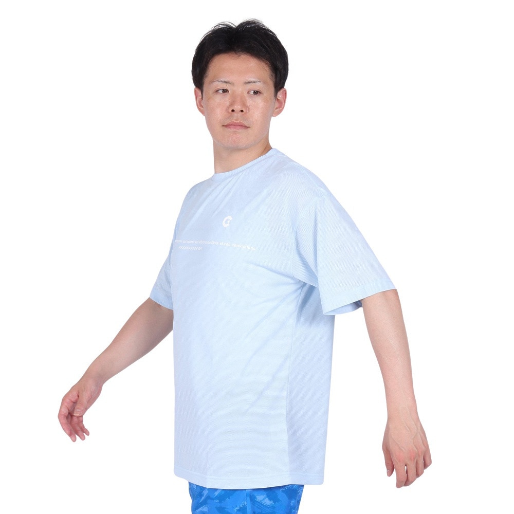 ジローム（GIRAUDM）（メンズ）VIATEX DRY メッシュ Tシャツ CT4S0020-TR863-GRES LBLU
