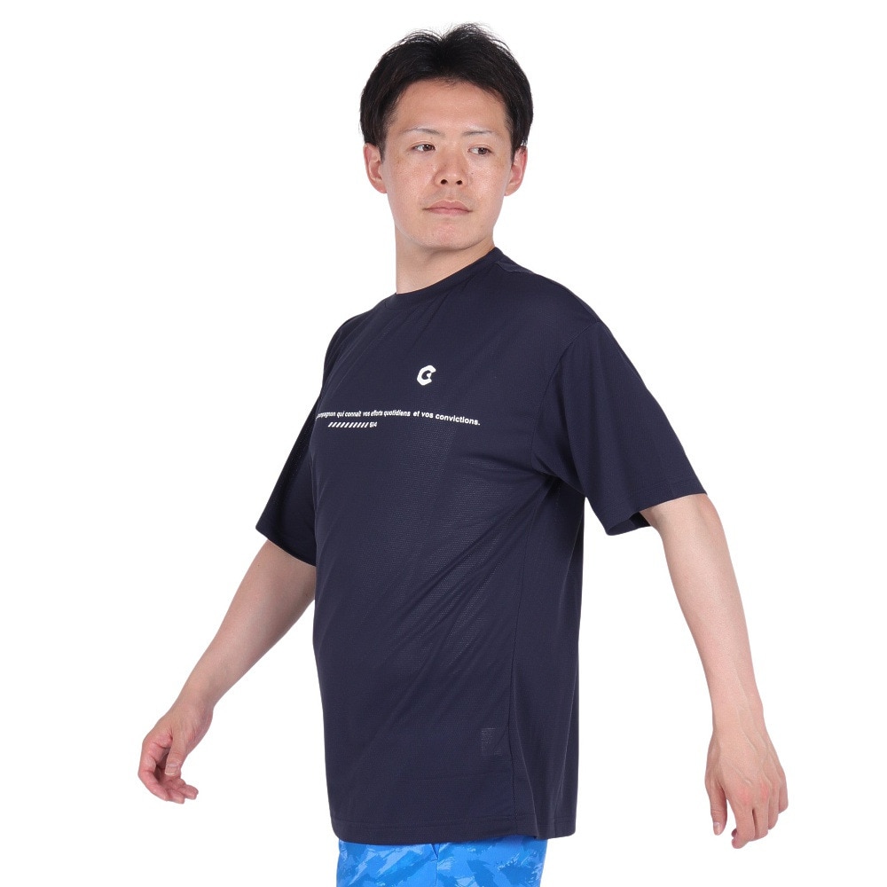 ジローム（GIRAUDM）（メンズ）VIATEX DRY メッシュ Tシャツ CT4S0020-TR863-GRES NVY