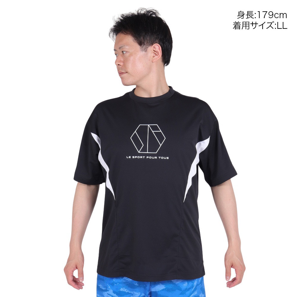 ジローム（GIRAUDM）（メンズ）VIATEX DRY メッシュ Tシャツ CT4S0021-TR863-GRES BLK