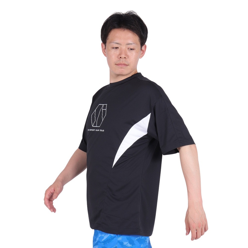 ジローム（GIRAUDM）（メンズ）VIATEX DRY メッシュ Tシャツ CT4S0021-TR863-GRES BLK