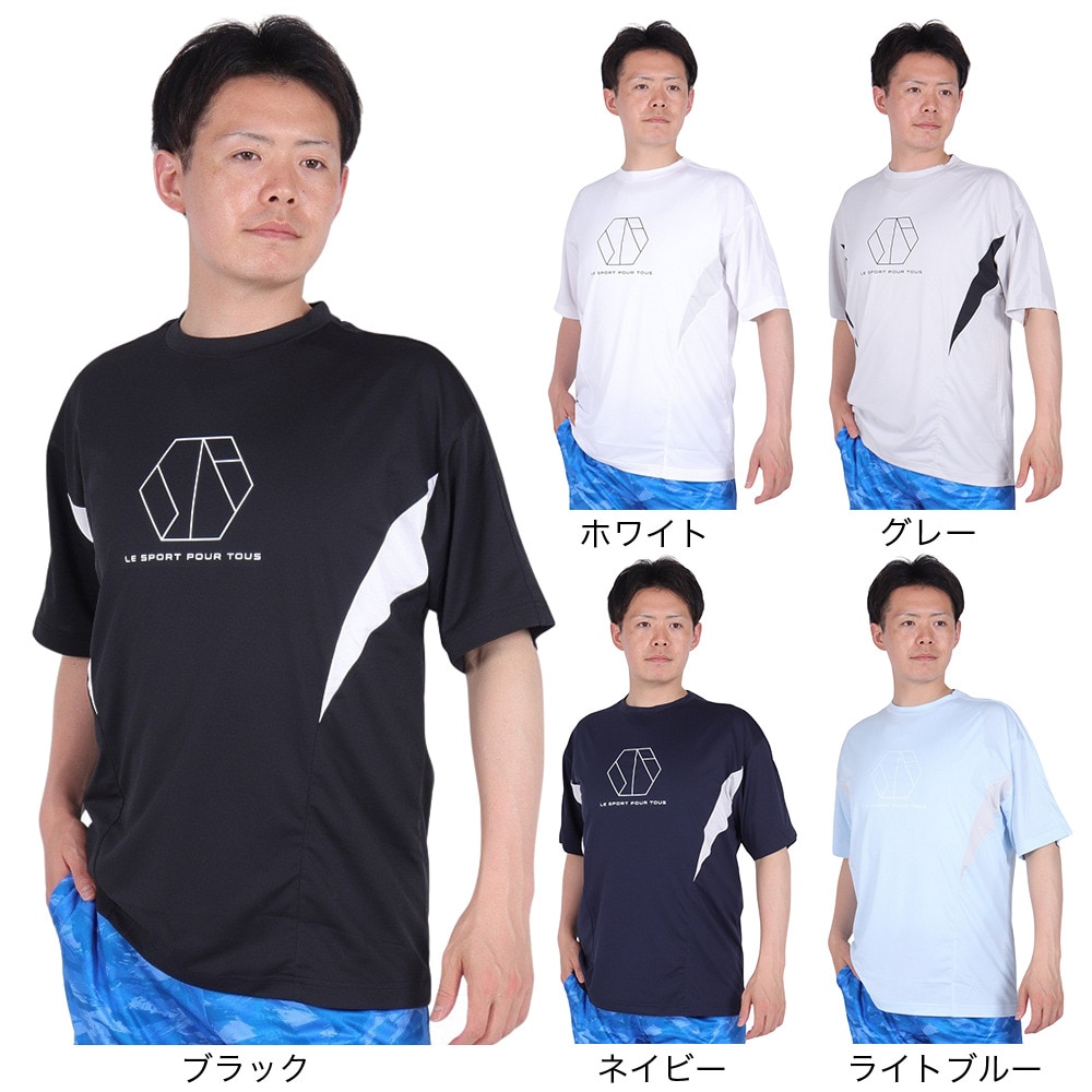ジローム（GIRAUDM）（メンズ）VIATEX DRY メッシュ Tシャツ CT4S0021-TR863-GRES LBLU