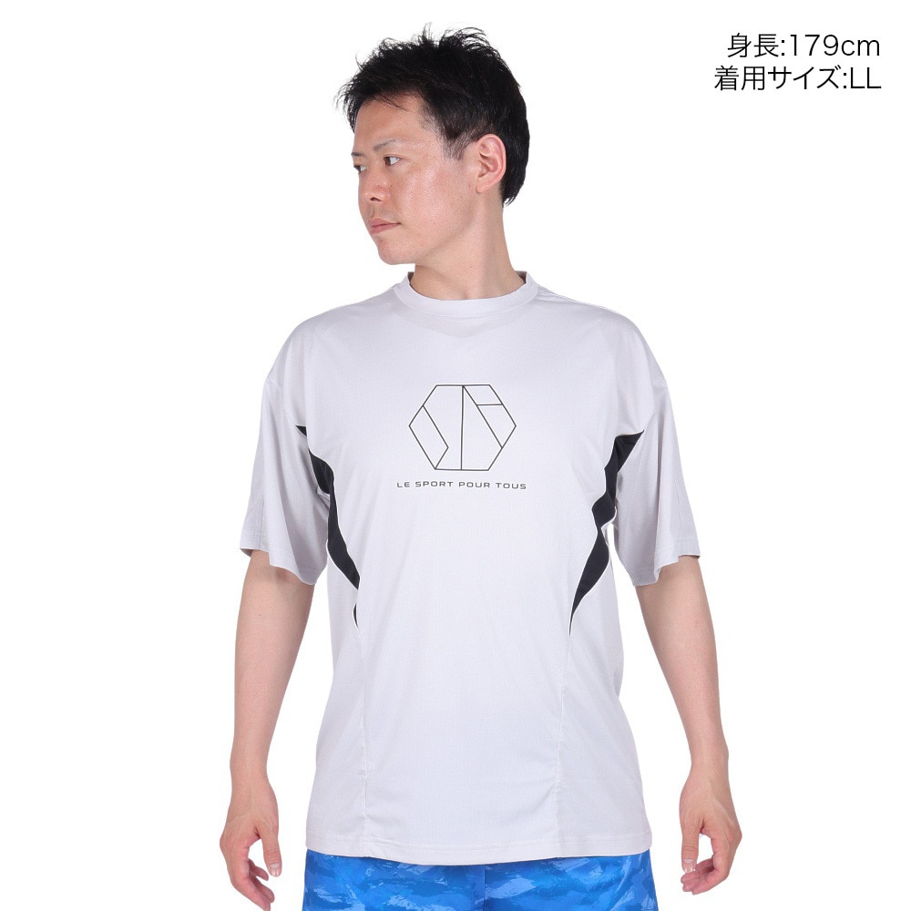 ジローム（GIRAUDM）（メンズ）VIATEX DRY メッシュ Tシャツ CT4S0021-TR863-GRES GRY