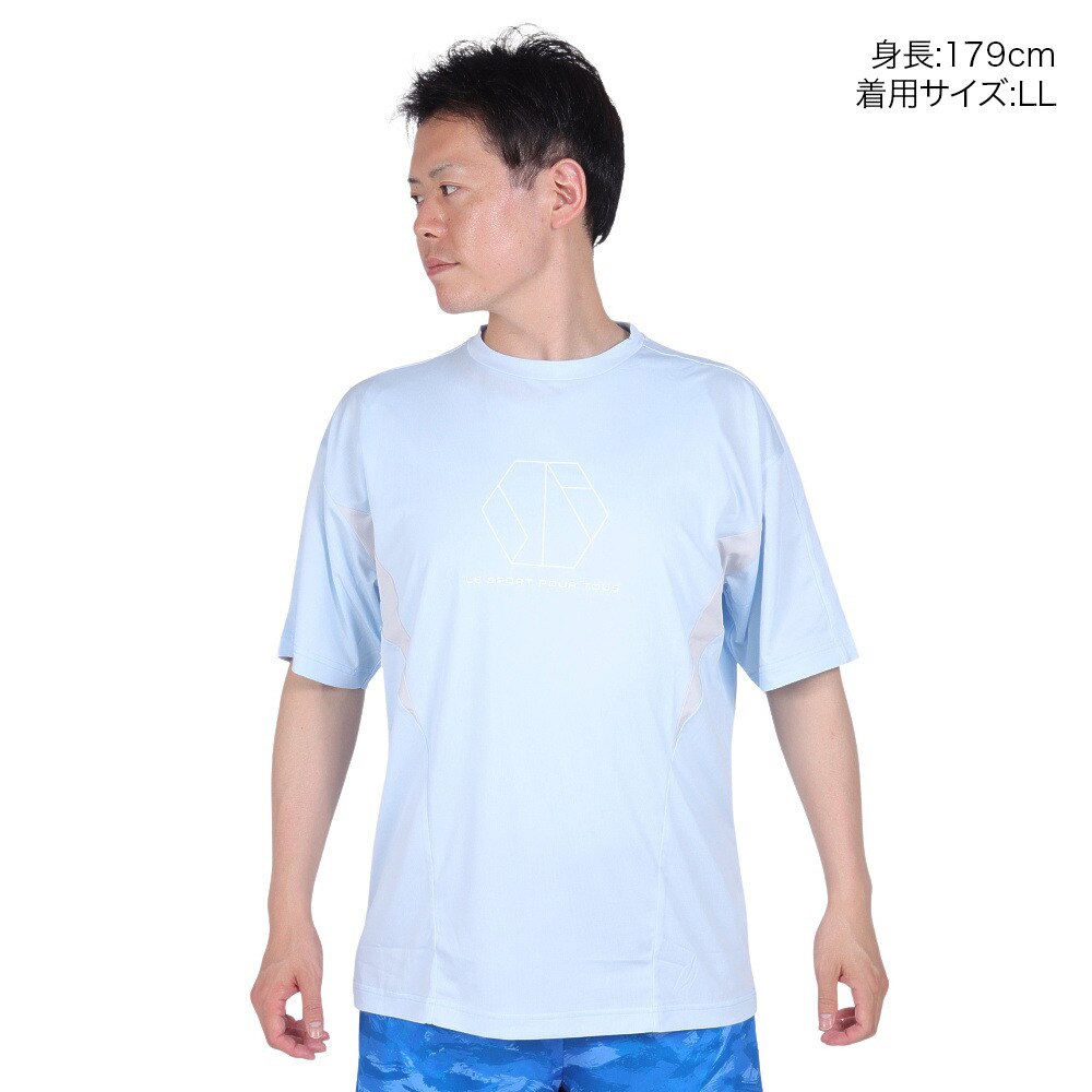 ジローム（GIRAUDM）（メンズ）VIATEX DRY メッシュ Tシャツ CT4S0021-TR863-GRES LBLU