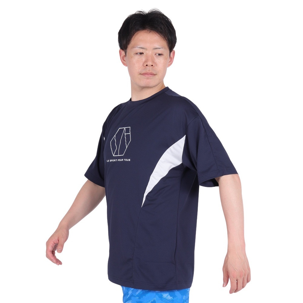 ジローム（GIRAUDM）（メンズ）VIATEX DRY メッシュ Tシャツ CT4S0021-TR863-GRES NVY