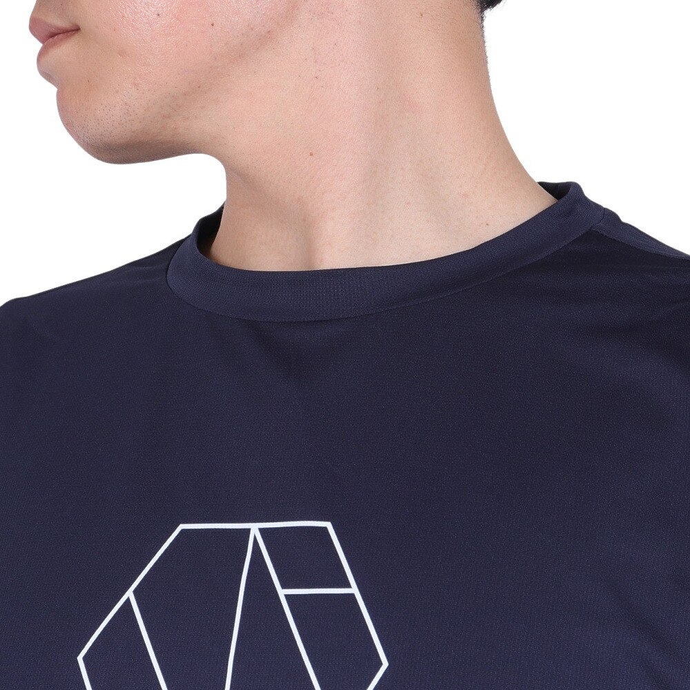 ジローム（GIRAUDM）（メンズ）VIATEX DRY メッシュ Tシャツ CT4S0021-TR863-GRES NVY
