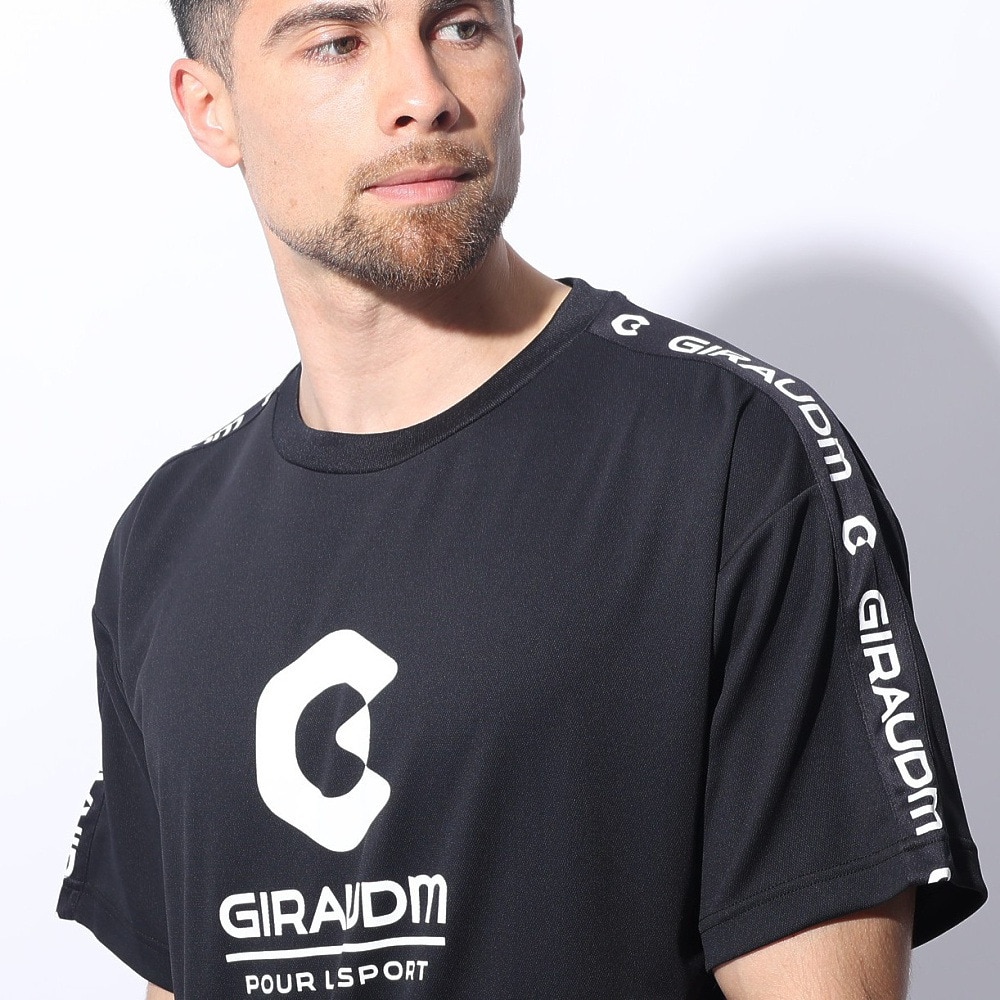 ジローム（GIRAUDM）（メンズ）ドライプラス メッシュ 半袖Tシャツ CT4S0022-TR863-GRES BLK