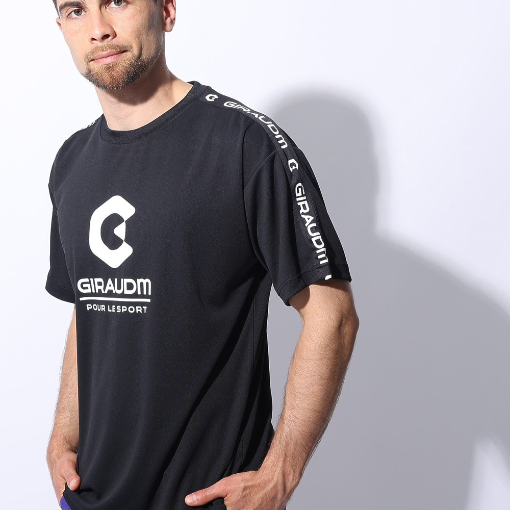 ジローム（GIRAUDM）（メンズ）ドライプラス メッシュ 半袖Tシャツ CT4S0022-TR863-GRES BLK