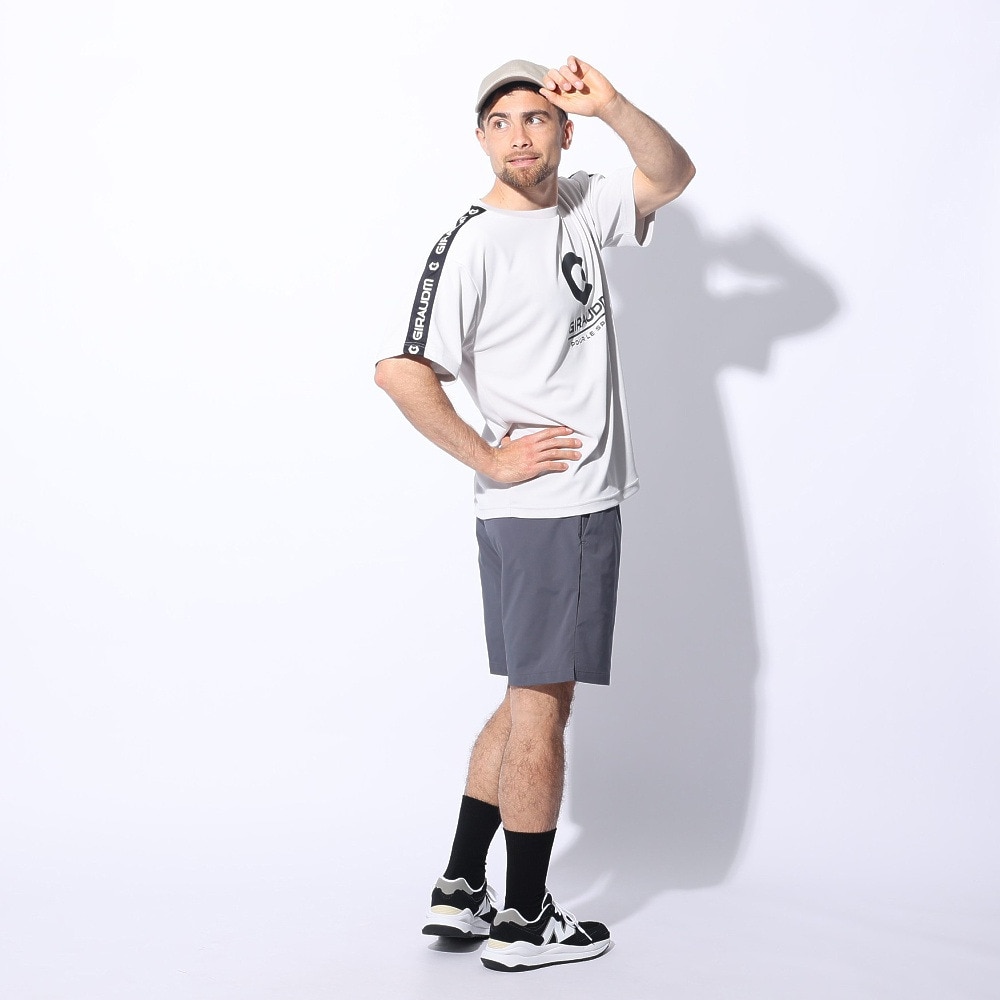 ジローム（GIRAUDM）（メンズ）ドライプラス メッシュ 半袖Tシャツ CT4S0022-TR863-GRES GRY