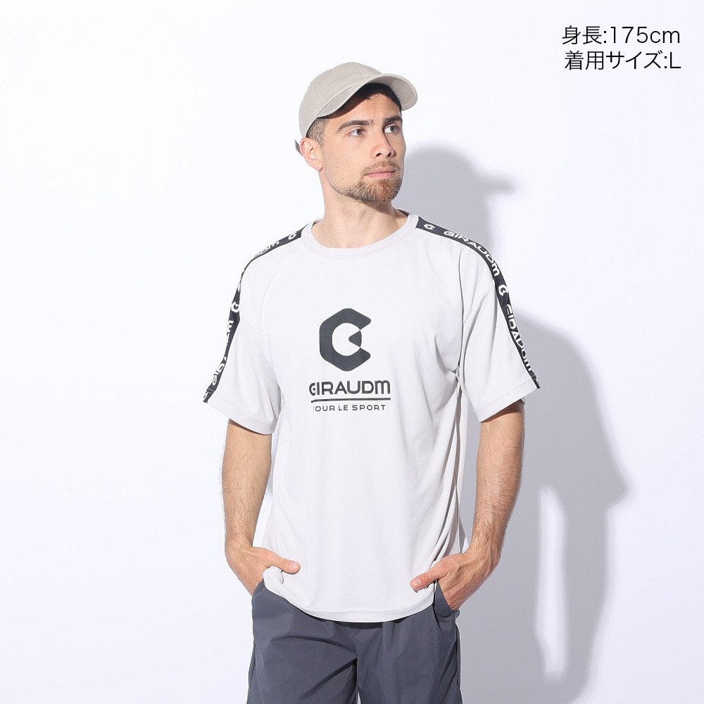 ジローム（GIRAUDM）（メンズ）ドライプラス メッシュ 半袖Tシャツ CT4S0022-TR863-GRES GRY