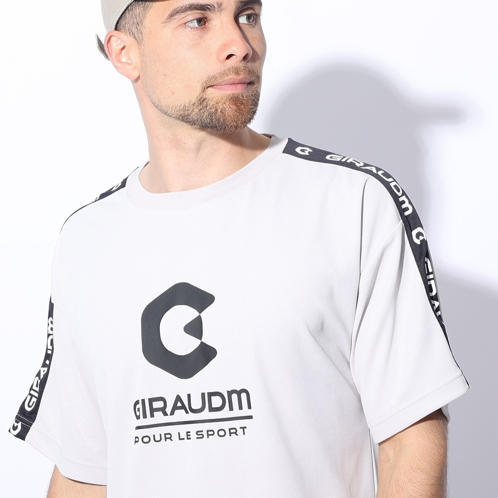 ジローム（GIRAUDM）（メンズ）ドライプラス メッシュ 半袖Tシャツ CT4S0022-TR863-GRES GRY