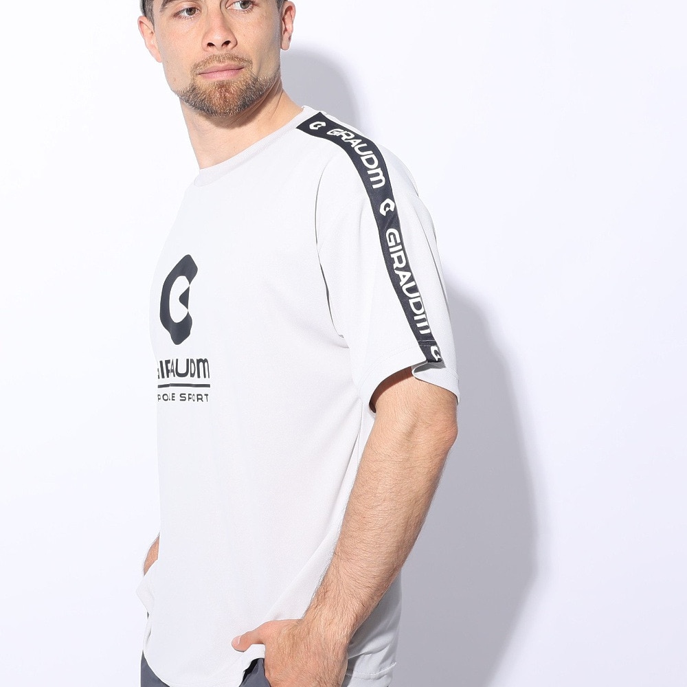 ジローム（GIRAUDM）（メンズ）ドライプラス メッシュ 半袖Tシャツ CT4S0022-TR863-GRES GRY