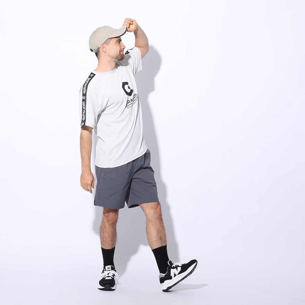 ジローム（GIRAUDM）（メンズ）ドライプラス メッシュ 半袖Tシャツ CT4S0022-TR863-GRES GRY