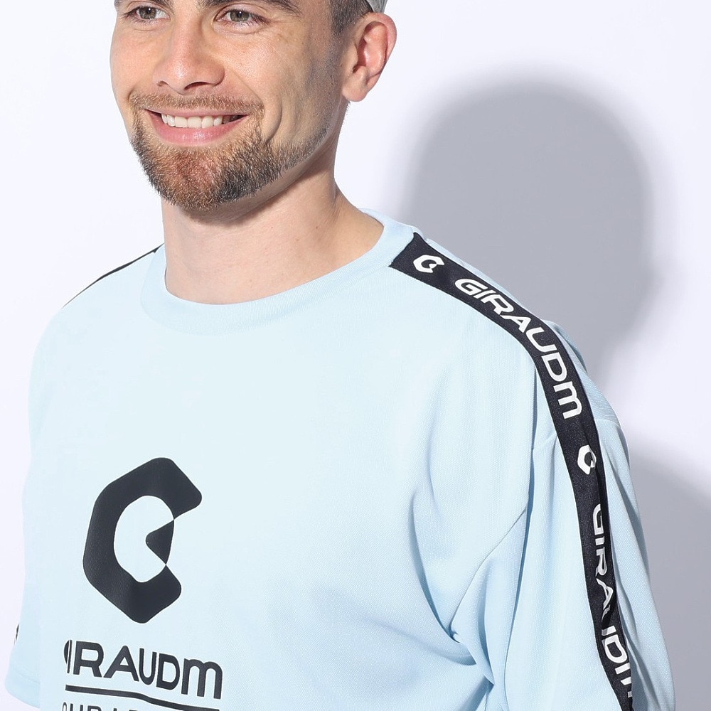ジローム（GIRAUDM）（メンズ）ドライプラス メッシュ 半袖Tシャツ CT4S0022-TR863-GRES LBLU