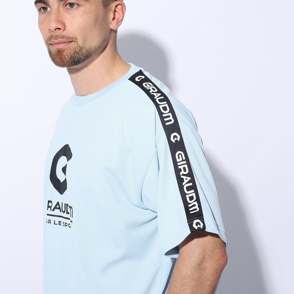 ジローム（GIRAUDM）（メンズ）ドライプラス メッシュ 半袖Tシャツ CT4S0022-TR863-GRES LBLU