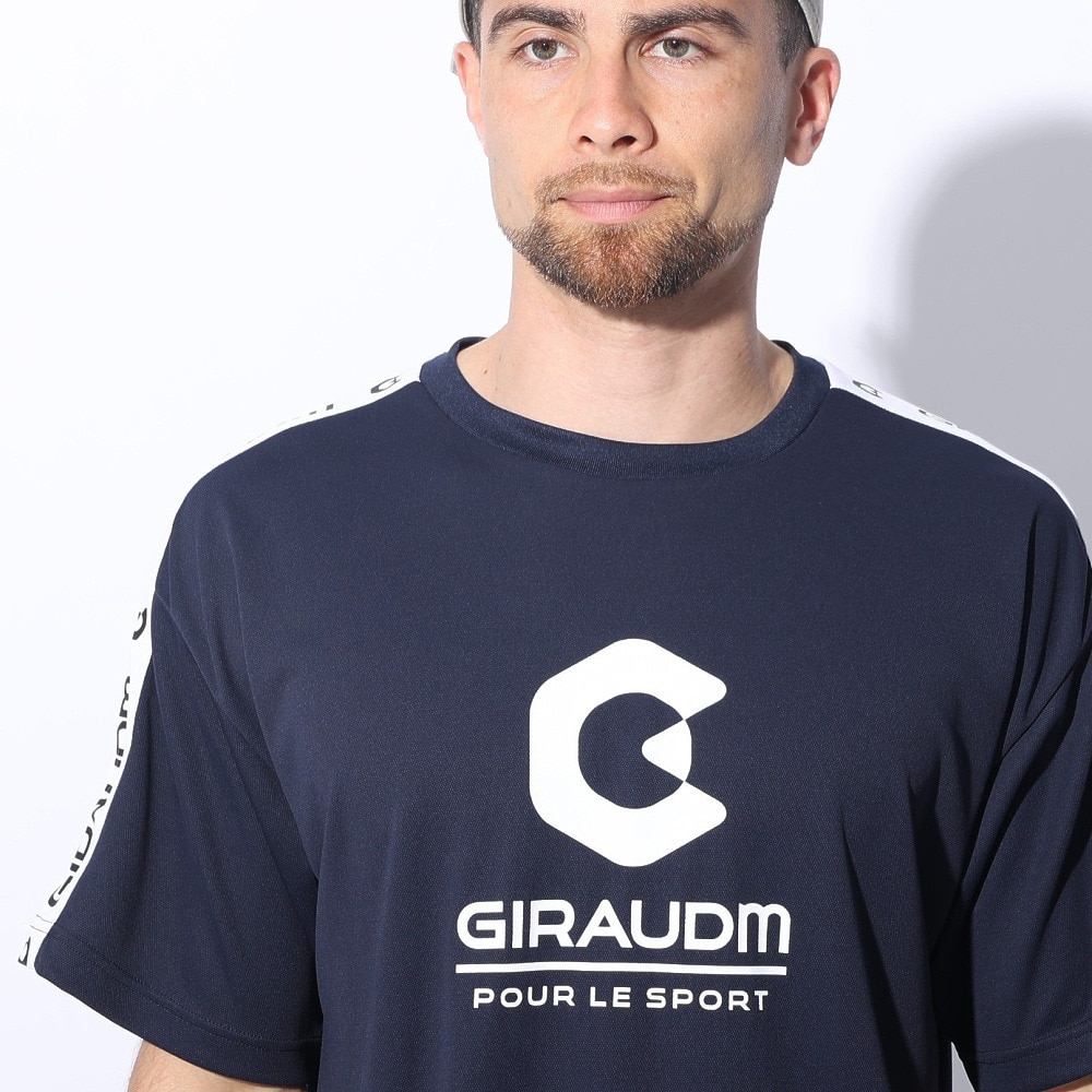 ジローム（GIRAUDM）（メンズ）ドライプラス メッシュ 半袖Tシャツ CT4S0022-TR863-GRES NVY