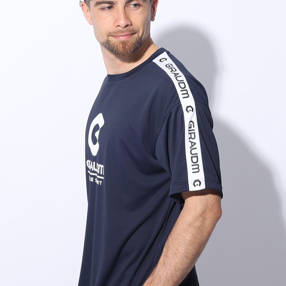 ジローム（GIRAUDM）（メンズ）ドライプラス メッシュ 半袖Tシャツ CT4S0022-TR863-GRES NVY