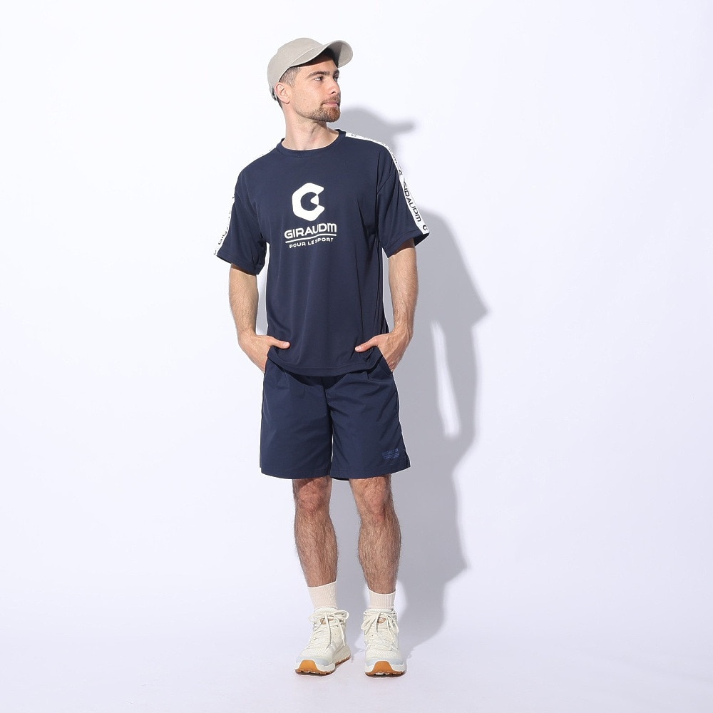 ジローム（GIRAUDM）（メンズ）ドライプラス メッシュ 半袖Tシャツ CT4S0022-TR863-GRES NVY