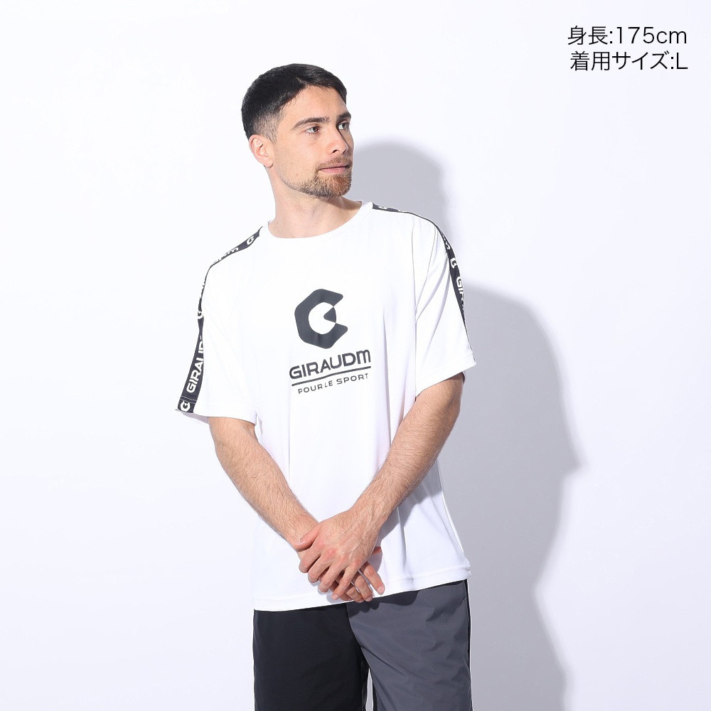 ジローム（GIRAUDM）（メンズ）ドライプラス メッシュ 半袖Tシャツ CT4S0022-TR863-GRES WHT