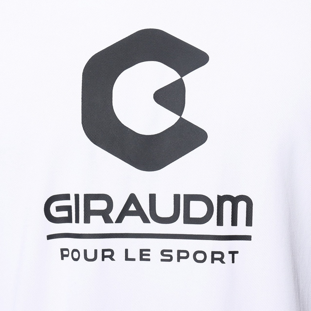 ジローム（GIRAUDM）（メンズ）ドライプラス メッシュ 半袖Tシャツ CT4S0022-TR863-GRES WHT