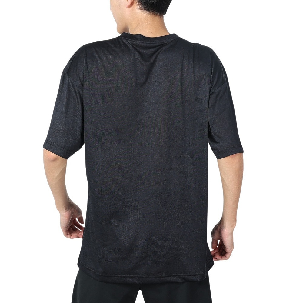 ジローム（GIRAUDM）（メンズ）ドライプラス JACQUARDT 半袖Tシャツ CT4S0023-TR863-GRES BLK