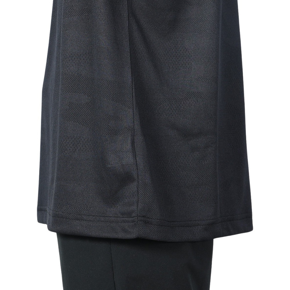 ジローム（GIRAUDM）（メンズ）ドライプラス JACQUARDT 半袖Tシャツ CT4S0023-TR863-GRES BLK