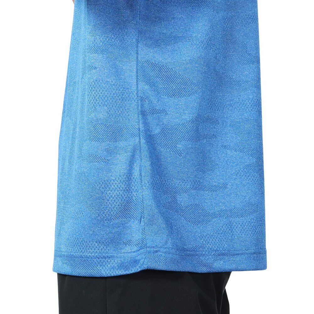 ジローム（GIRAUDM）（メンズ）ドライプラス JACQUARDT 半袖Tシャツ CT4S0023-TR863-GRES BLU