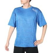 ジローム（GIRAUDM）（メンズ）ドライプラス JACQUARDT 半袖Tシャツ CT4S0023-TR863-GRES BLU