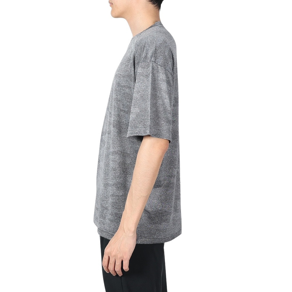 ジローム（GIRAUDM）（メンズ）ドライプラス JACQUARDT 半袖Tシャツ CT4S0023-TR863-GRES GRY