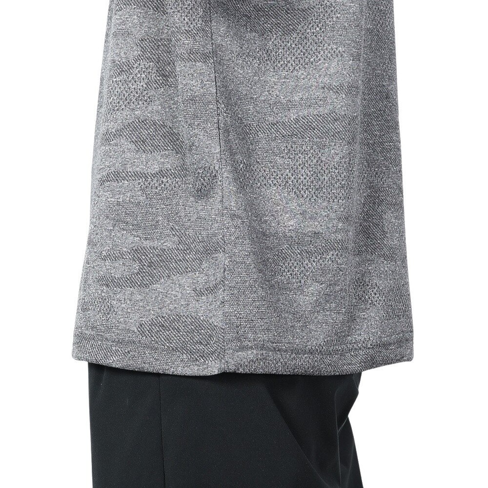 ジローム（GIRAUDM）（メンズ）ドライプラス JACQUARDT 半袖Tシャツ CT4S0023-TR863-GRES GRY