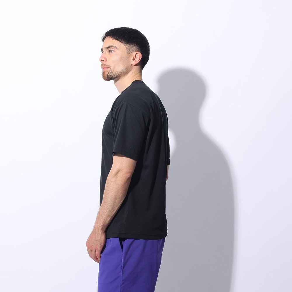 ジローム（GIRAUDM）（メンズ）ドライプラス メッシュ 半袖Tシャツ CT4S0024-TR863-GRES BLK