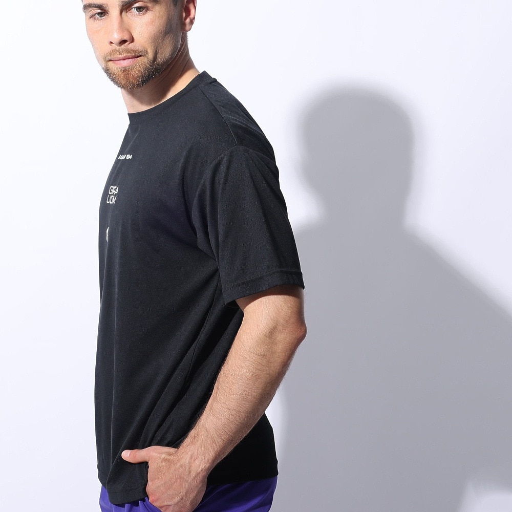 ジローム（GIRAUDM）（メンズ）ドライプラス メッシュ 半袖Tシャツ CT4S0024-TR863-GRES BLK