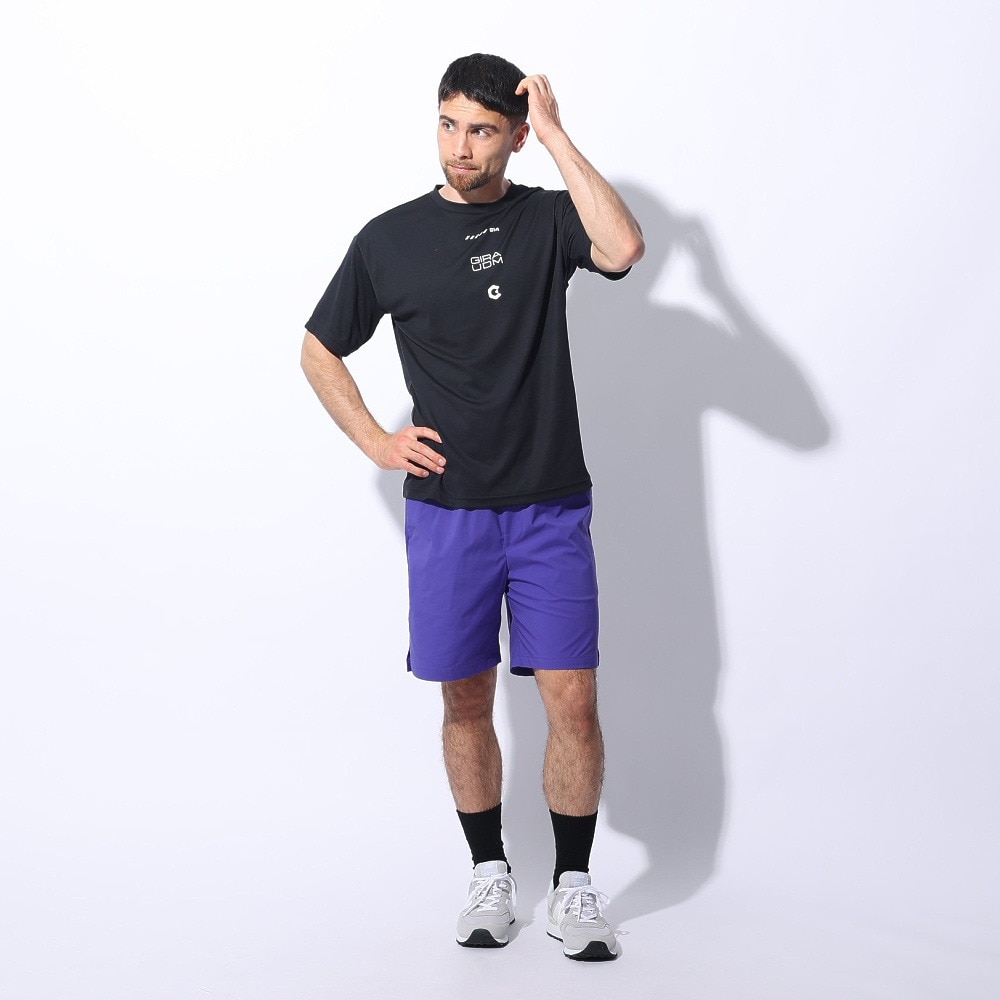 ジローム（GIRAUDM）（メンズ）ドライプラス メッシュ 半袖Tシャツ CT4S0024-TR863-GRES BLK