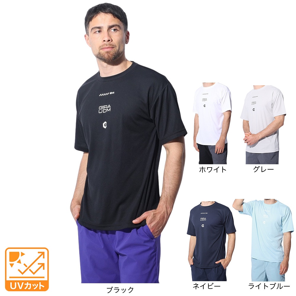 ジローム（GIRAUDM）（メンズ）ドライプラス メッシュ 半袖Tシャツ CT4S0024-TR863-GRES NVY