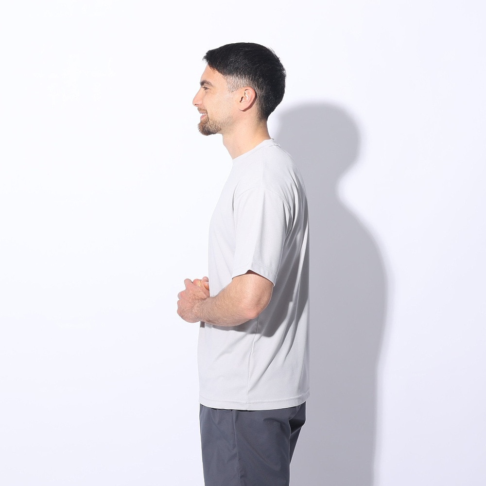 ジローム（GIRAUDM）（メンズ）ドライプラス メッシュ 半袖Tシャツ CT4S0024-TR863-GRES GRY
