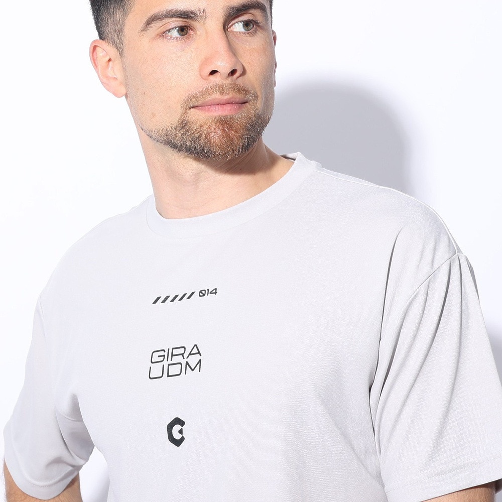 ジローム（GIRAUDM）（メンズ）ドライプラス メッシュ 半袖Tシャツ CT4S0024-TR863-GRES GRY