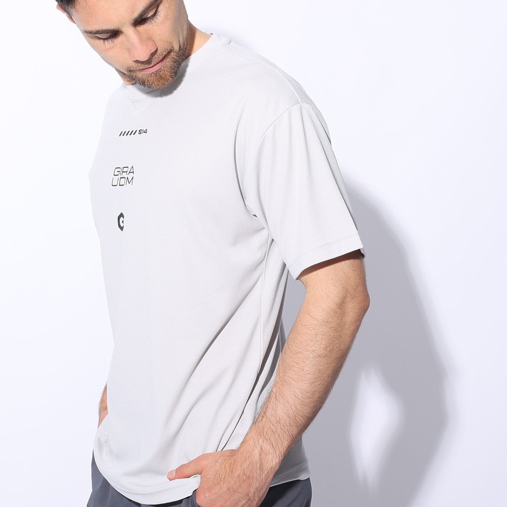 ジローム（GIRAUDM）（メンズ）ドライプラス メッシュ 半袖Tシャツ CT4S0024-TR863-GRES GRY