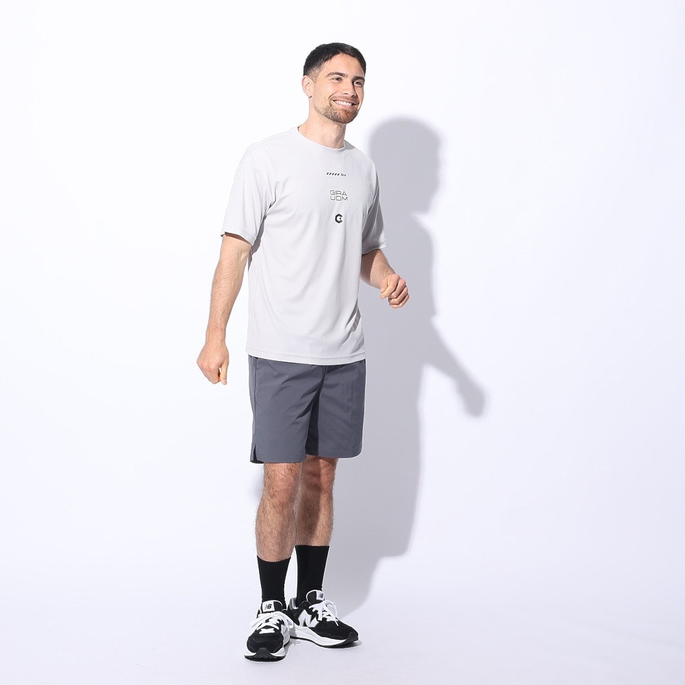 ジローム（GIRAUDM）（メンズ）ドライプラス メッシュ 半袖Tシャツ CT4S0024-TR863-GRES GRY