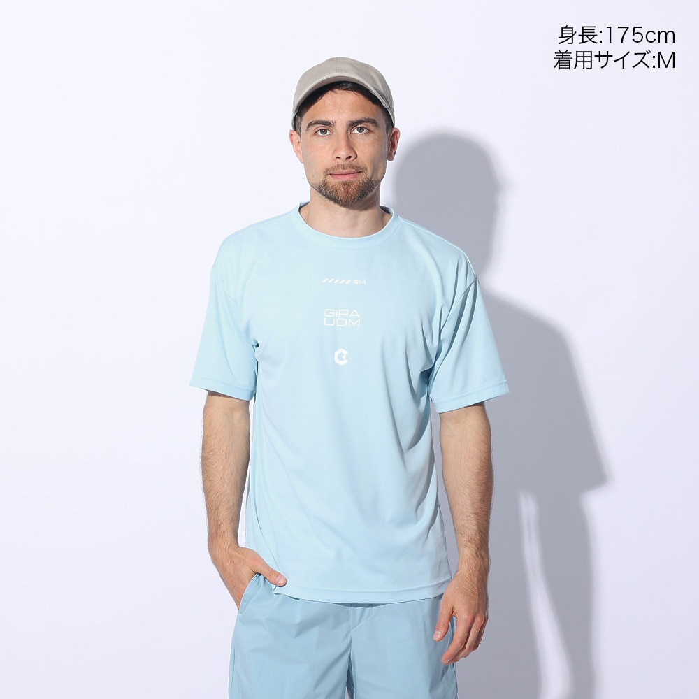 ジローム（GIRAUDM）（メンズ）ドライプラス メッシュ 半袖Tシャツ CT4S0024-TR863-GRES LBLU