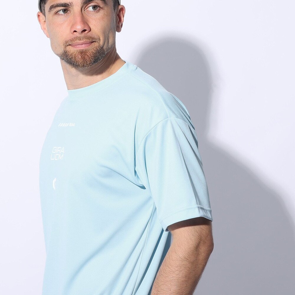 ジローム（GIRAUDM）（メンズ）ドライプラス メッシュ 半袖Tシャツ CT4S0024-TR863-GRES LBLU
