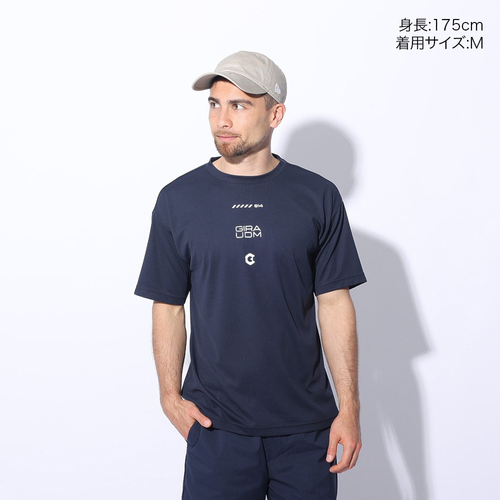ジローム（GIRAUDM）（メンズ）ドライプラス メッシュ 半袖Tシャツ CT4S0024-TR863-GRES NVY
