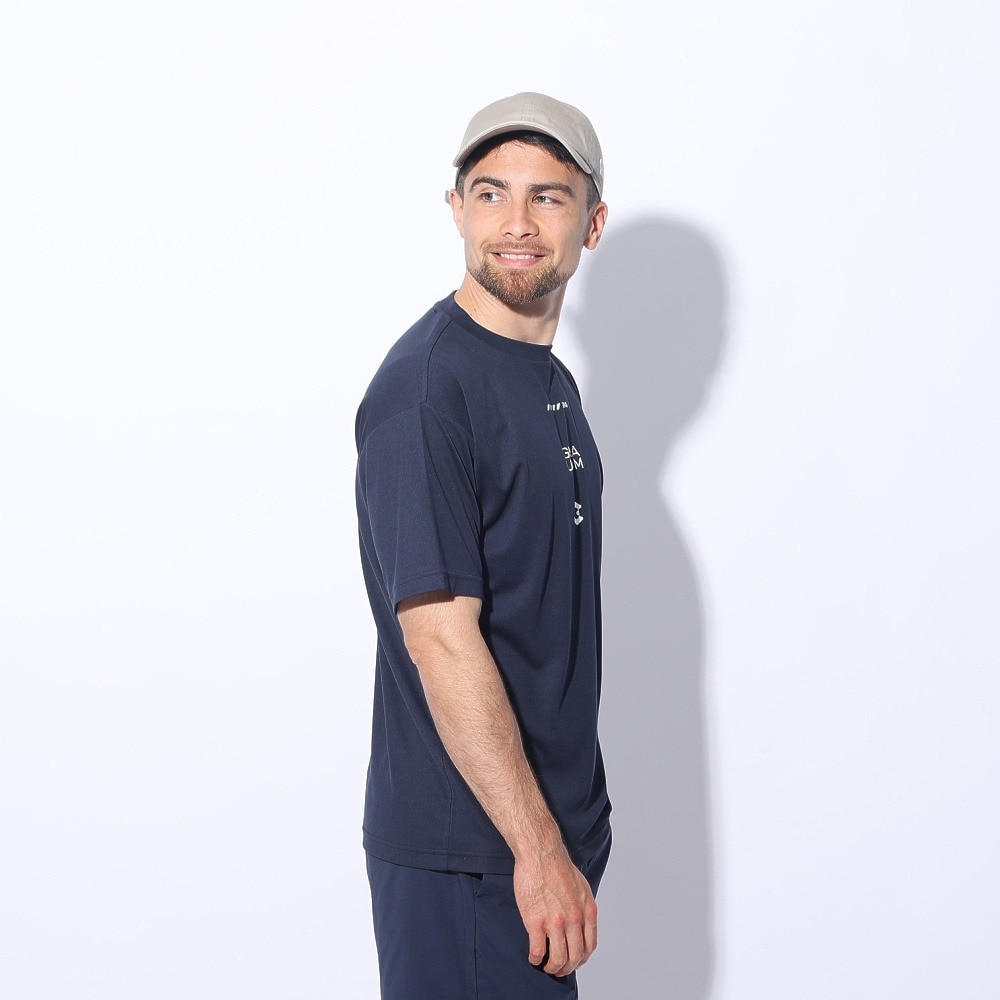 ジローム（GIRAUDM）（メンズ）ドライプラス メッシュ 半袖Tシャツ CT4S0024-TR863-GRES NVY