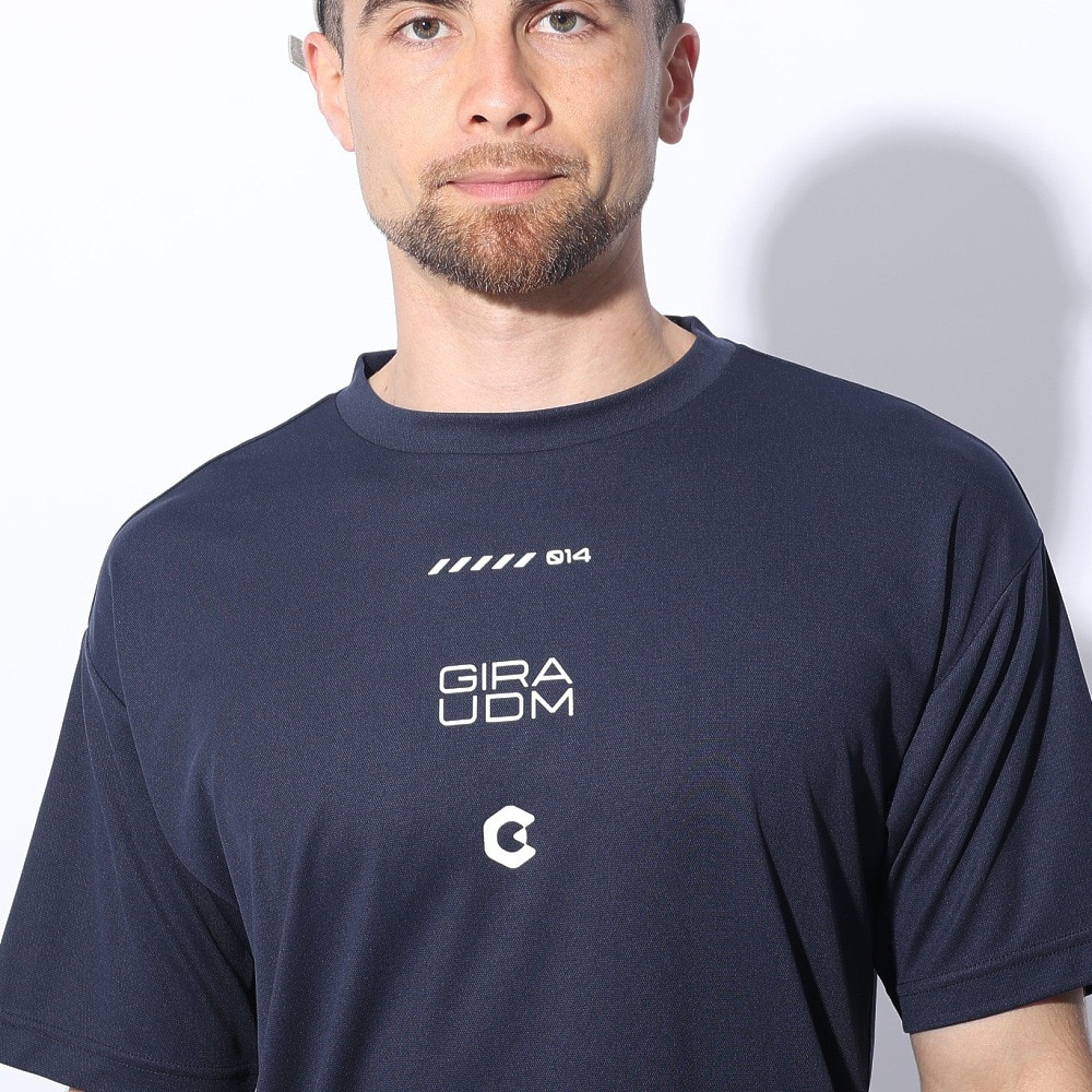 ジローム（GIRAUDM）（メンズ）ドライプラス メッシュ 半袖Tシャツ CT4S0024-TR863-GRES NVY