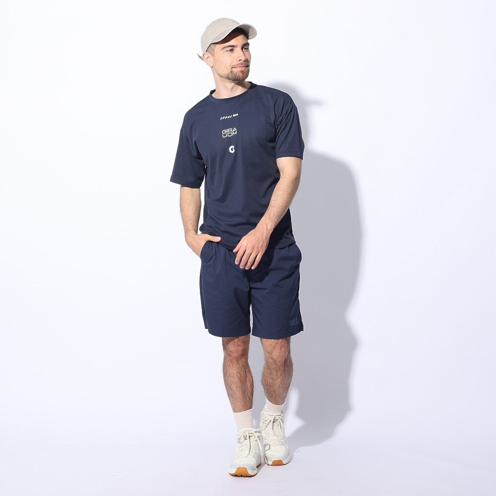 ジローム（GIRAUDM）（メンズ）ドライプラス メッシュ 半袖Tシャツ CT4S0024-TR863-GRES NVY