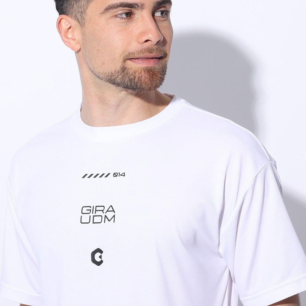 ジローム（GIRAUDM）（メンズ）ドライプラス メッシュ 半袖Tシャツ CT4S0024-TR863-GRES WHT