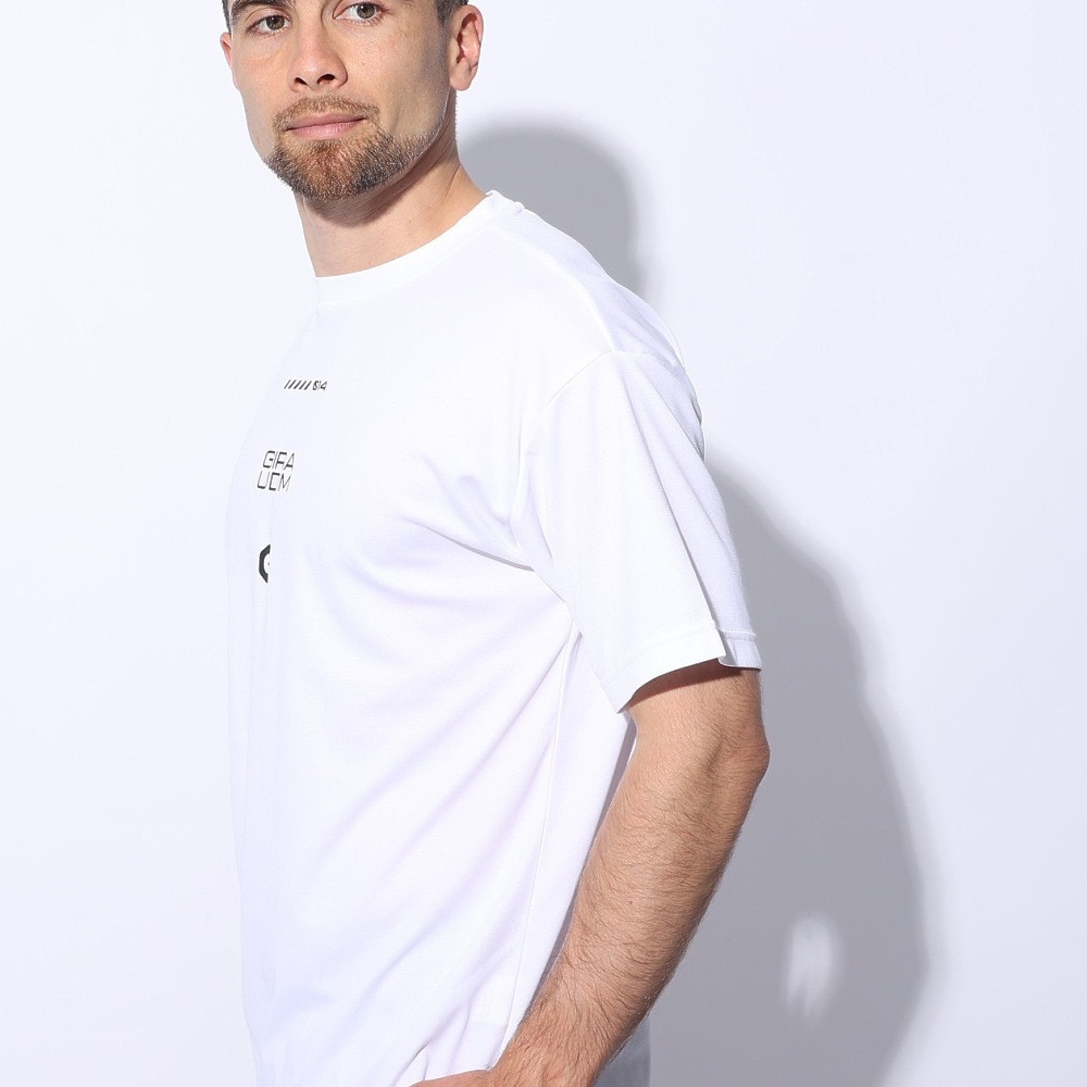 ジローム（GIRAUDM）（メンズ）ドライプラス メッシュ 半袖Tシャツ CT4S0024-TR863-GRES WHT