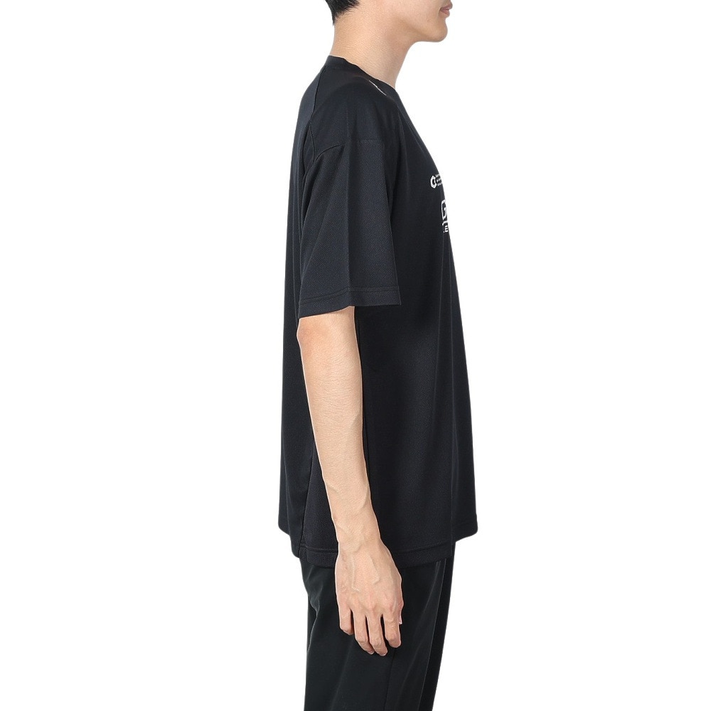 ジローム（GIRAUDM）（メンズ）ドライプラスクール シャインブロック メッシュ 半袖Tシャツ CT4S0025-TR863-GRES BLK