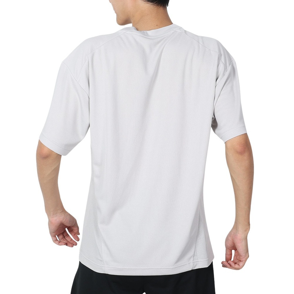 ジローム（GIRAUDM）（メンズ）ドライプラスクール シャインブロック メッシュ 半袖Tシャツ CT4S0025-TR863-GRES GRY