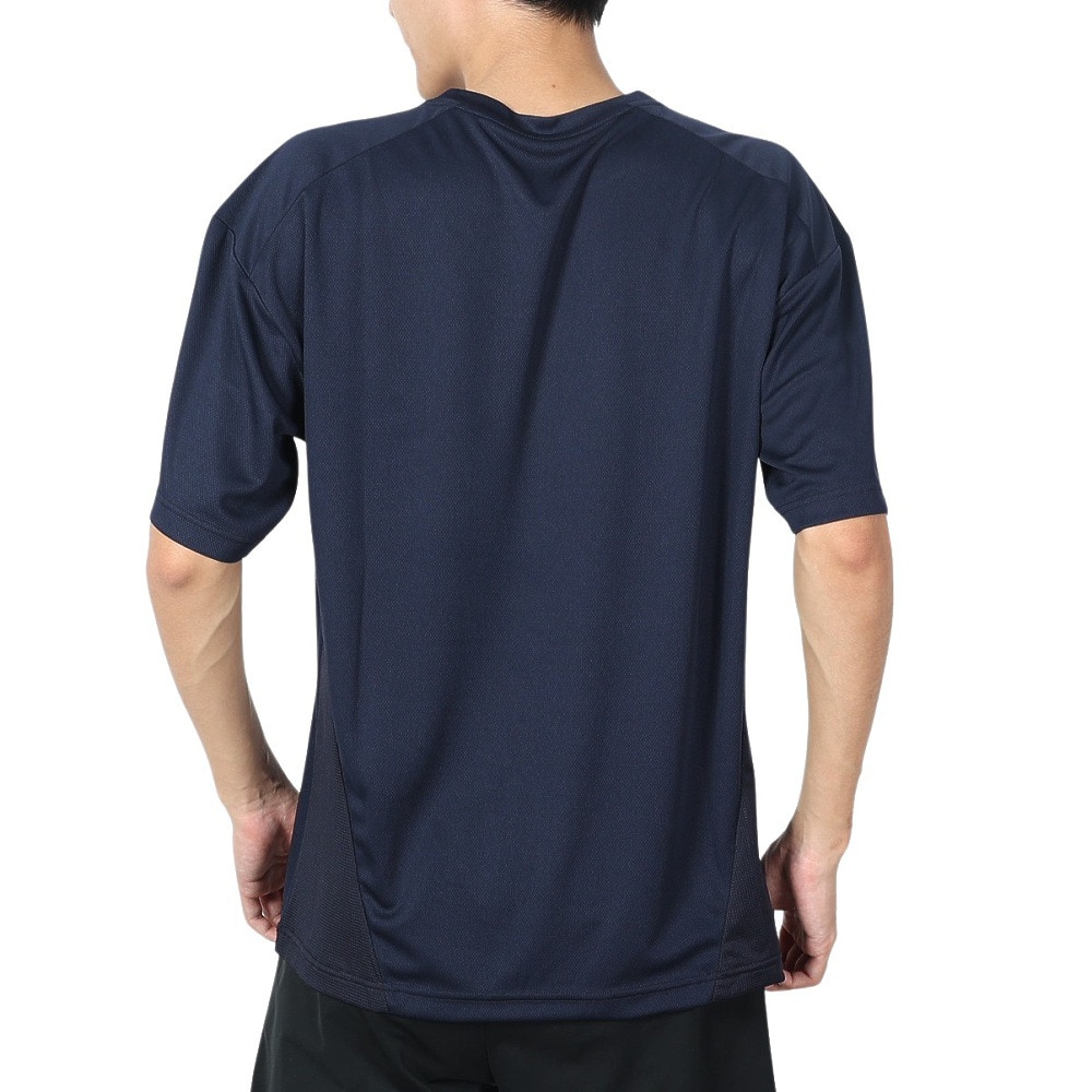 ジローム（GIRAUDM）（メンズ）ドライプラスクール シャインブロック メッシュ 半袖Tシャツ CT4S0025-TR863-GRES NVY