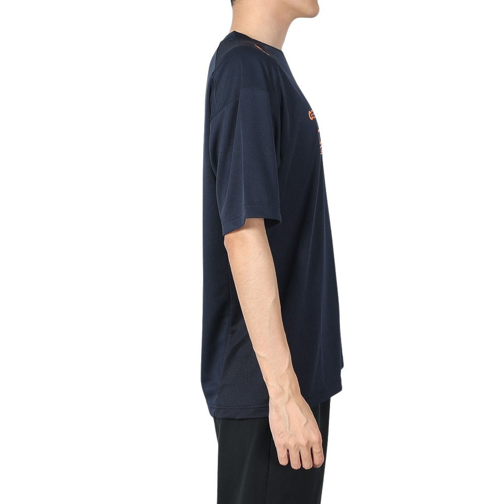 ジローム（GIRAUDM）（メンズ）ドライプラスクール シャインブロック メッシュ 半袖Tシャツ CT4S0025-TR863-GRES NVY